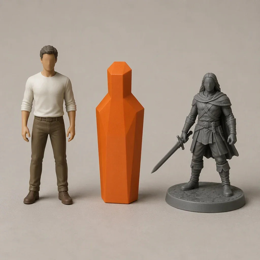 Custom Figurine vs Art Toy vs DnD Miniature Compared