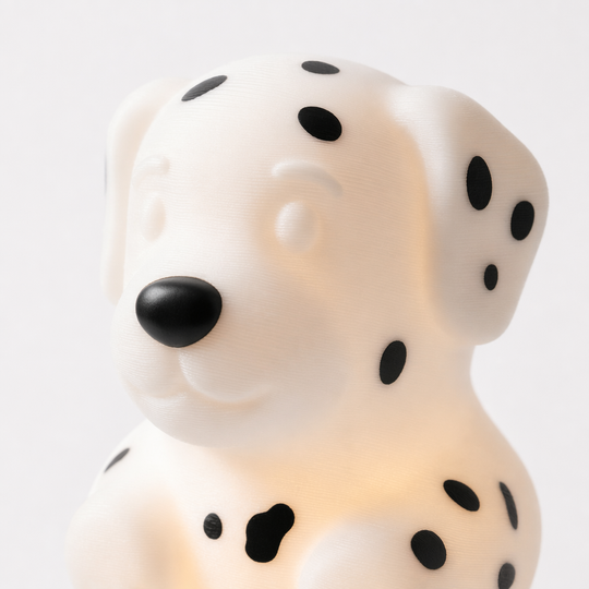 Dalmatian Ambient Light｜JuJuBit FDM 3D Printed Night Light for Kids Room & Desk