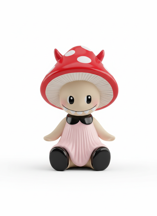 JuJuBit Figurine Customizable Art Toy MOKOKO — Guardian of Courage