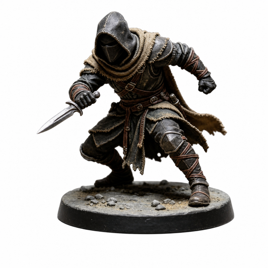 Whisper Blade-Detailed Sculpt Miniature for RPG, Display & Collection