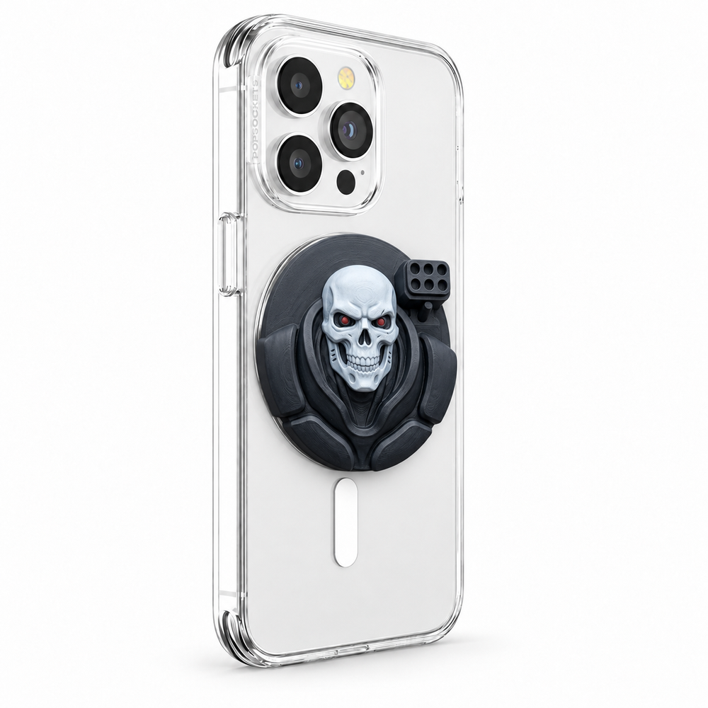 Skull Magnetic Phone Grip
