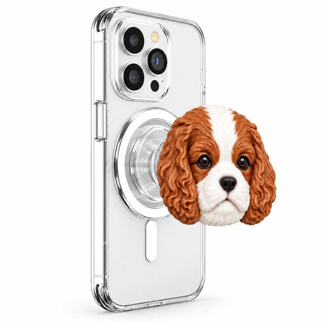 Cavalier King Charles Spaniel Magnetic Phone Grip