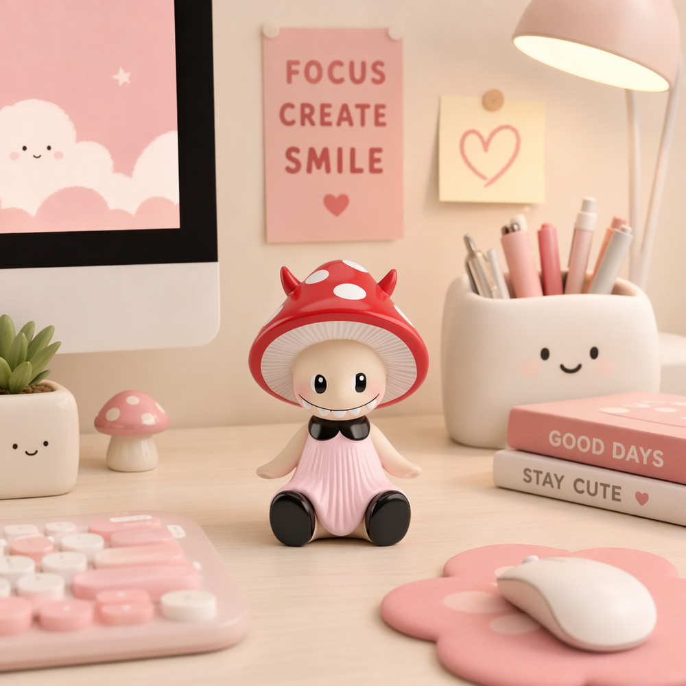 MOKOKO — Guardian of Courage | JuJuBit Collectible Art Toy for Gifting, Desk Decor & Display