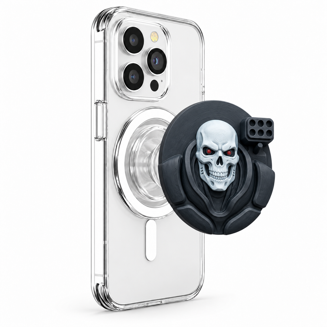 Skull Magnetic Phone Grip