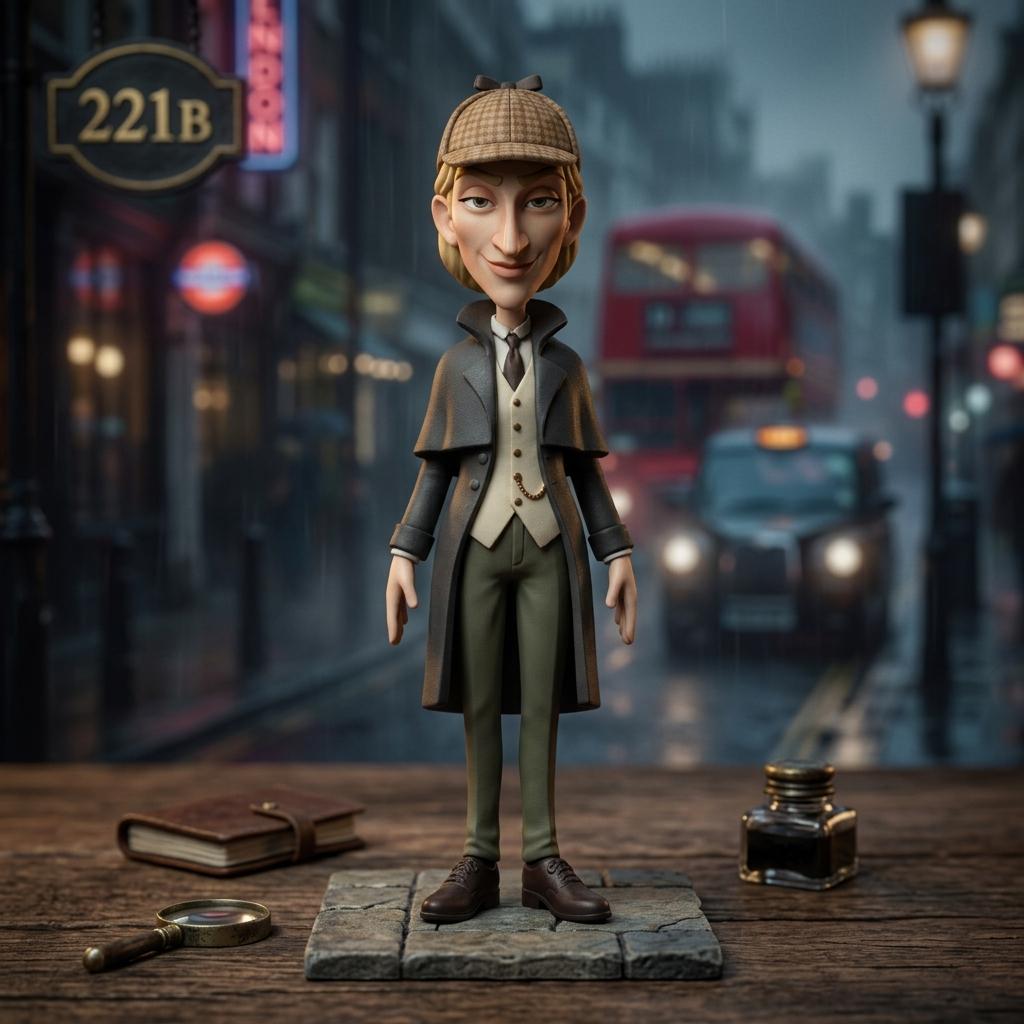 Custom Detective Image Figurine | Bring your personalized holmes into reality