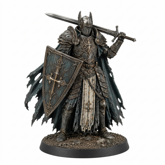 Shadow Knight-Detailed Sculpt Miniature for RPG, Display & Collection