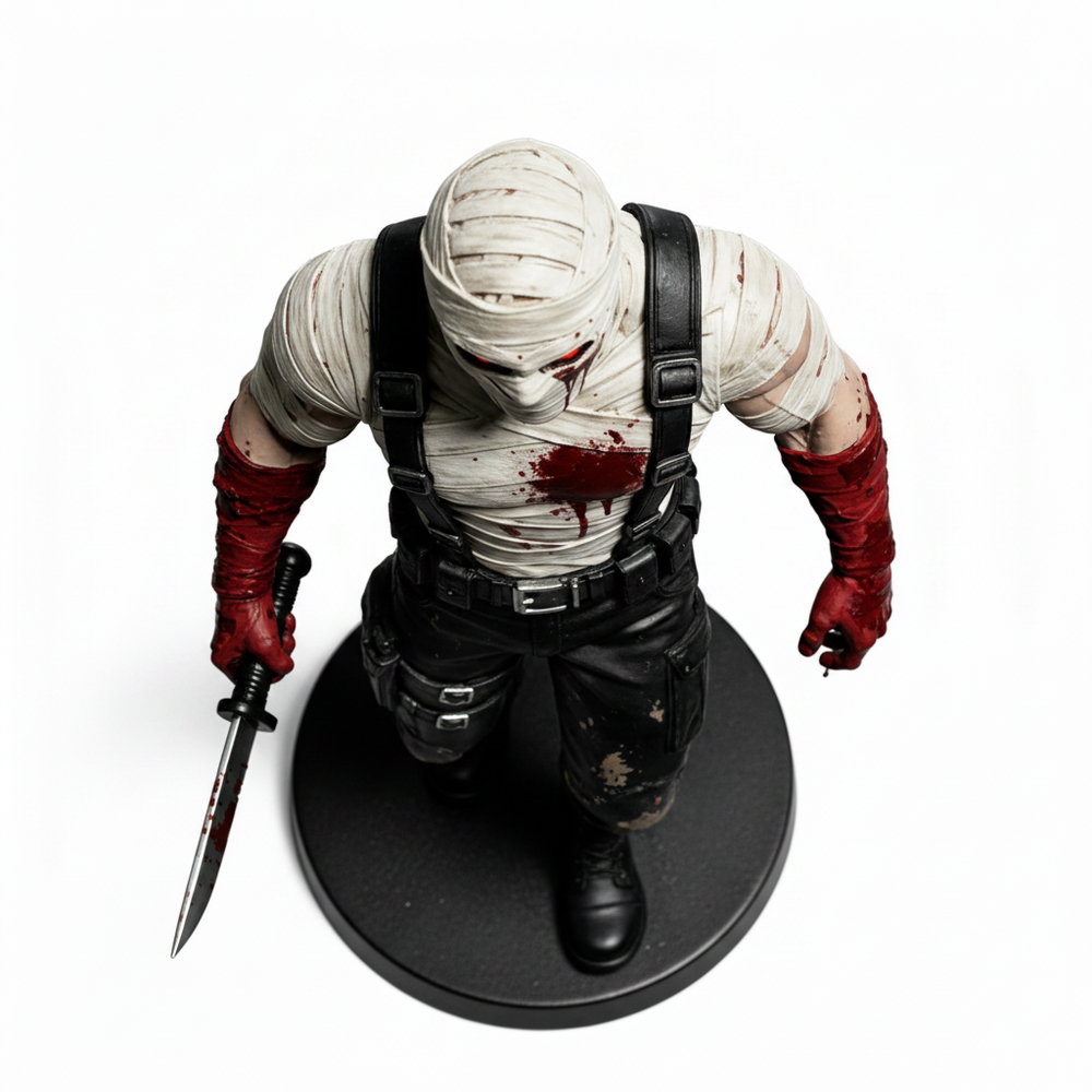Crimson Blade-Detailed Sculpt Miniature for RPG, Display & Collection