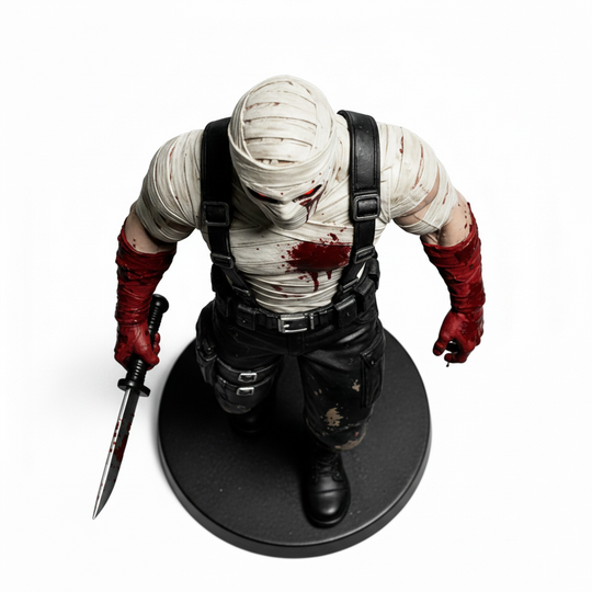 Crimson Blade-Detailed Sculpt Miniature for RPG, Display & Collection