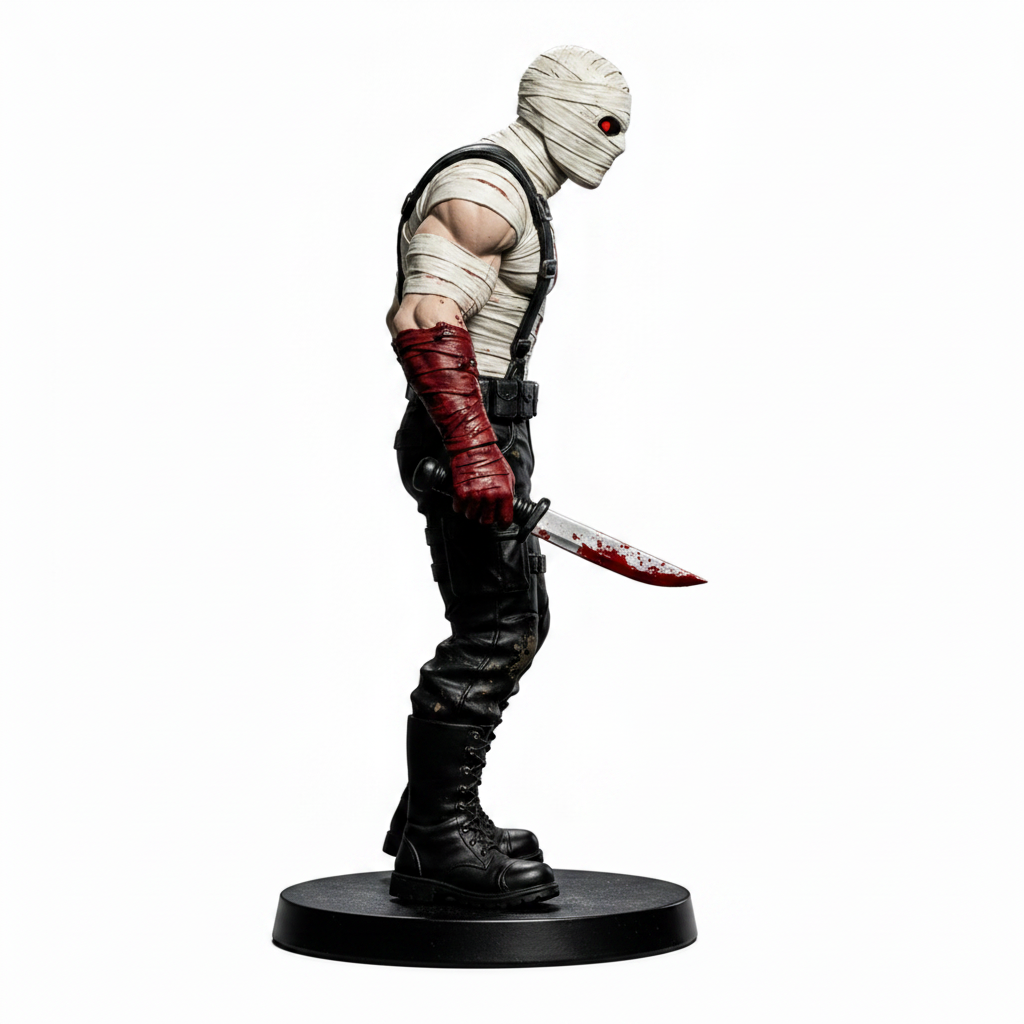 Crimson Blade-Detailed Sculpt Miniature for RPG, Display & Collection
