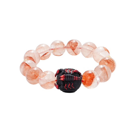 JuJuBit Pink Phantom Bracelet 12mm – Stone for Love & Compassion