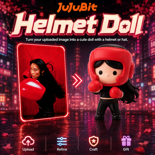 Custom Helmet Babies | Turn Your Image into a Cute 3D figurine