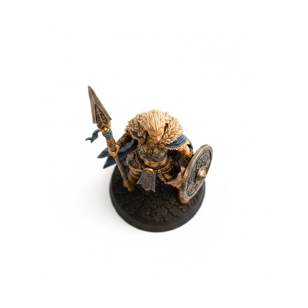 Valiant Valkyrie-Detailed Sculpt Miniature for RPG, Display & Collection