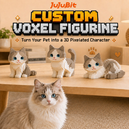 Custom Voxel Figurine | Turn Yourself into a 3D Pixelated character