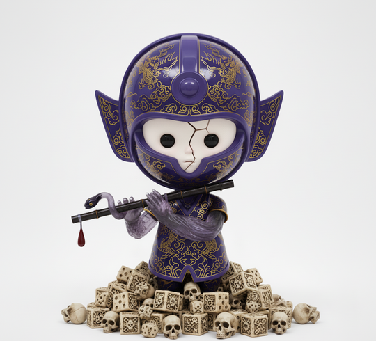 JuJuBit Figurine Customizable Collectible Art Toy 6cm Azure Soulbreaker