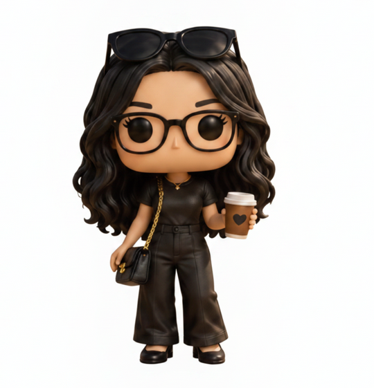 Mini Pop! Fashion - City Noir Coffee Girl