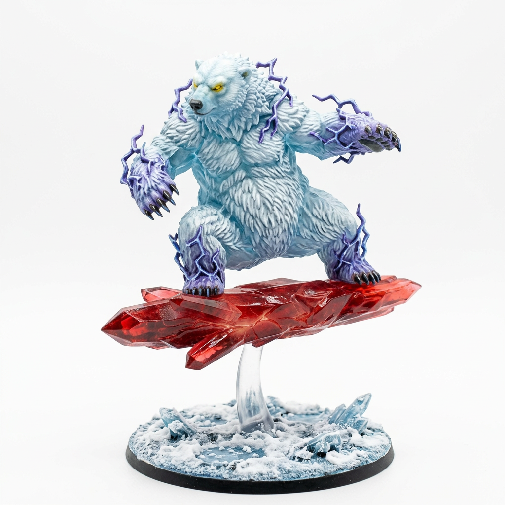 Aetherra Monster Codex Workshop - Storm Bear Guardian - Main Product Image