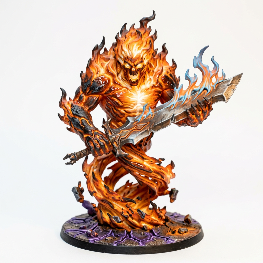 Aetherra Monster Codex Workshop - Inferno Blade - Main Product Image