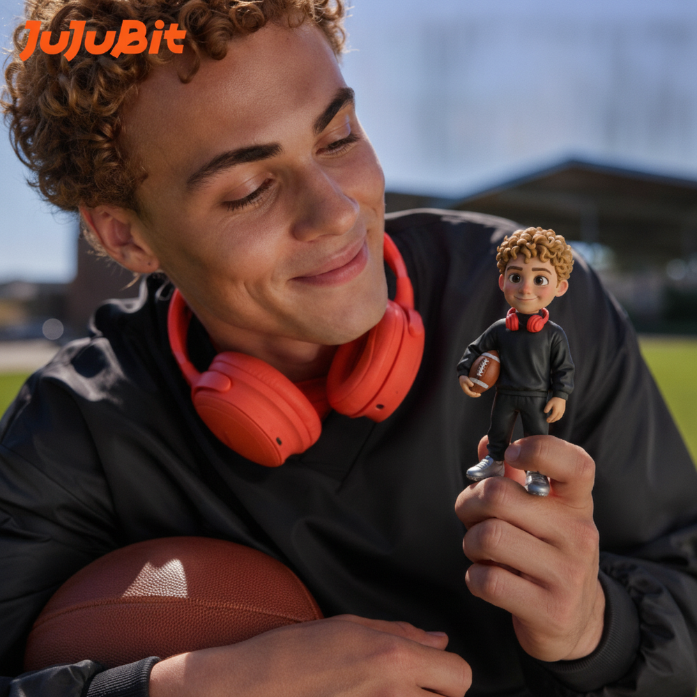 Custom Cinematic Figurine — Cartoon-Style 3D Figure