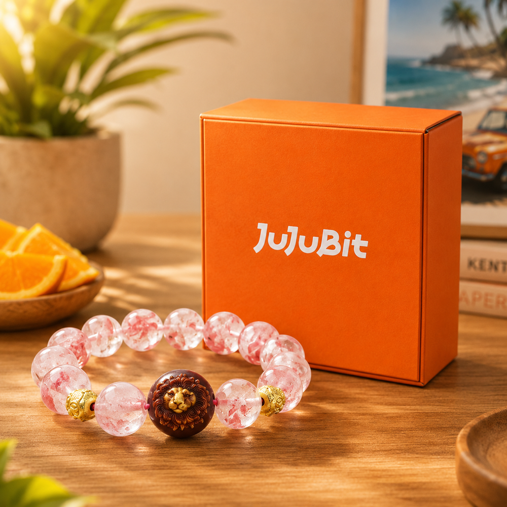 JuJuBit Pink Agate — Love & Emotional Harmony Energy