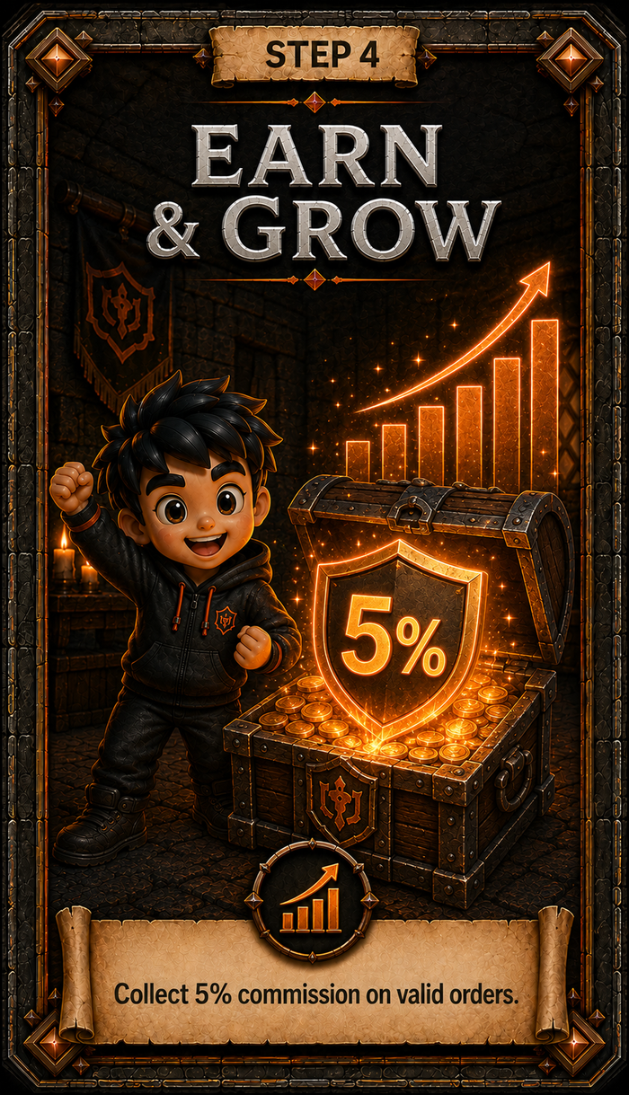 Step 4 Earn & Grow With Us