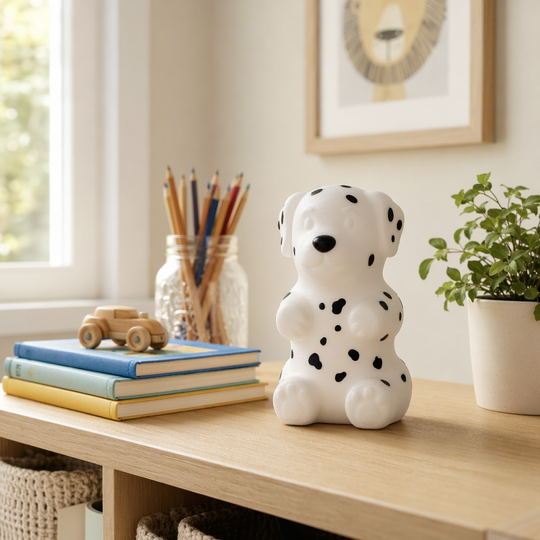 Dalmatian Ambient Light｜JuJuBit FDM 3D Printed Night Light for Kids Room & Desk