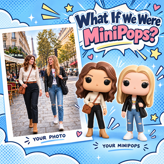 Custom MiniPop Keychain | Personalize Your Own Fun Collectible