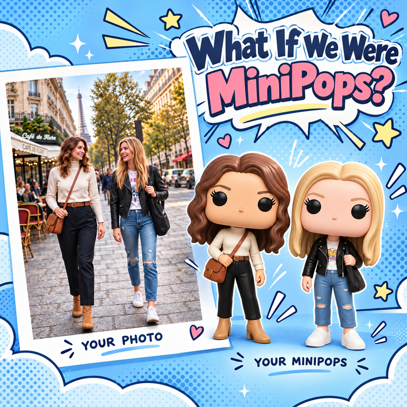 Custom MiniPop Keychain | Personalize Your Own Fun Collectible