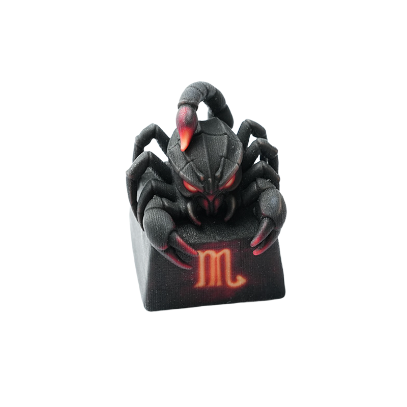 JuJuBit Custom Artisan Keycap for Mechanical Keyboards Scorpio - Main Product Image