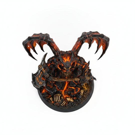 Molten Wrath-Detailed Sculpt Miniature for RPG, Display & Collection