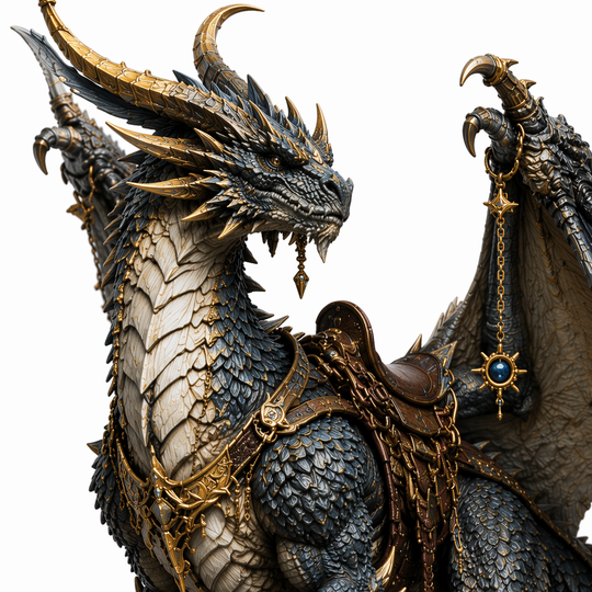 Celestial Wyvern Sovereign-Detailed Sculpt Miniature for RPG, Display & Collection