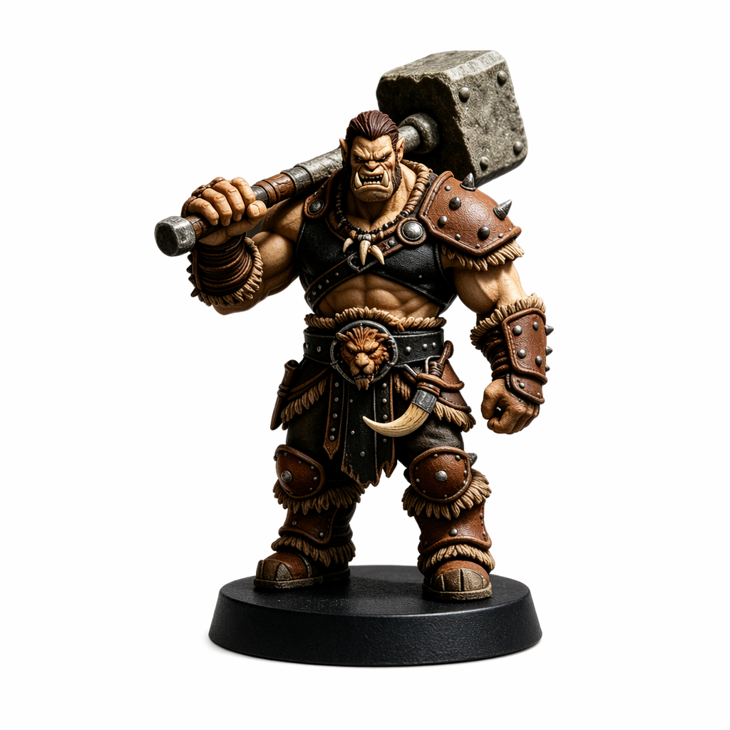 Fantasy Miniatures - Detailed Sculpt Miniature for RPG, Display & Collection