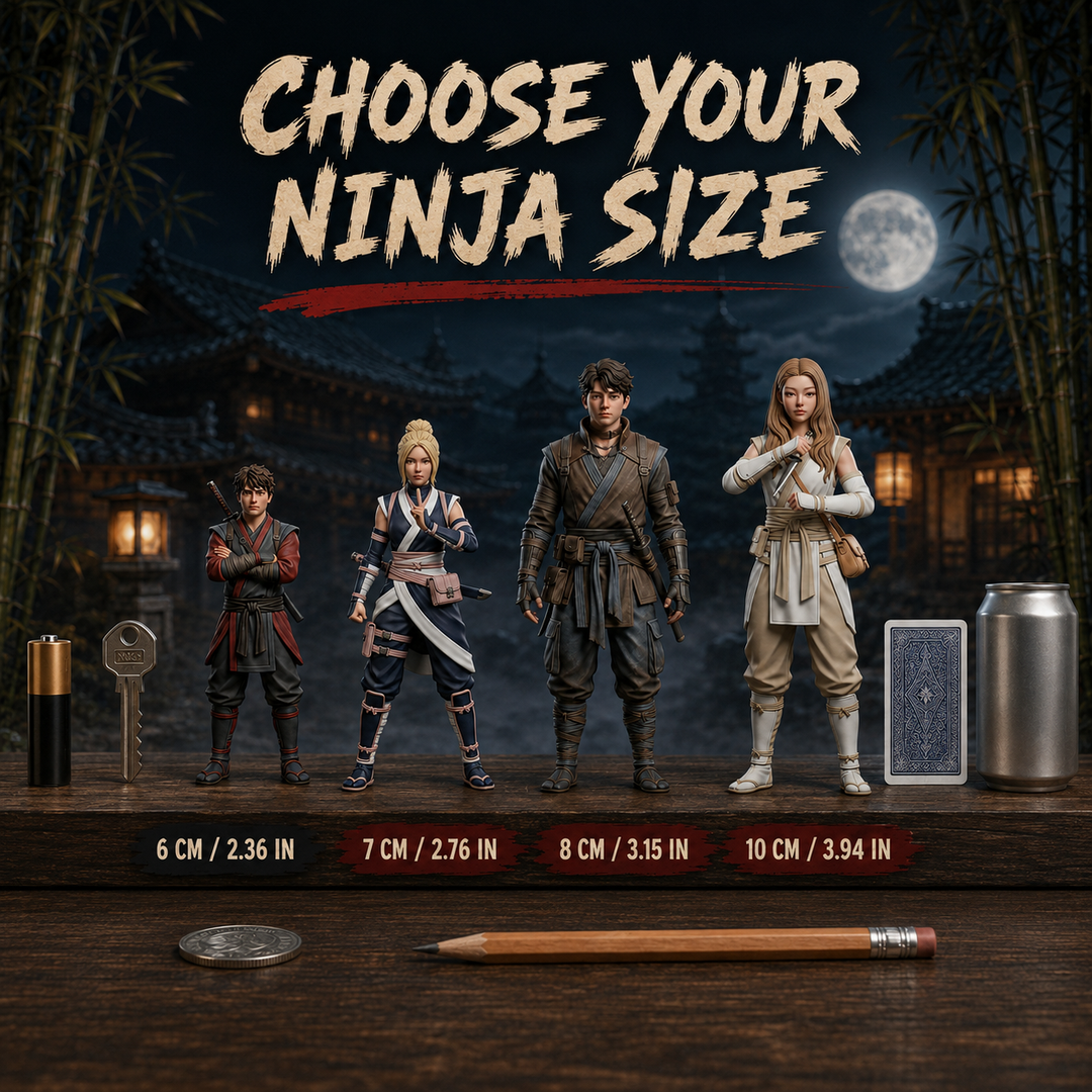 Custom Ninja Figurine | Bring Your Warrior Alter Ego to Life