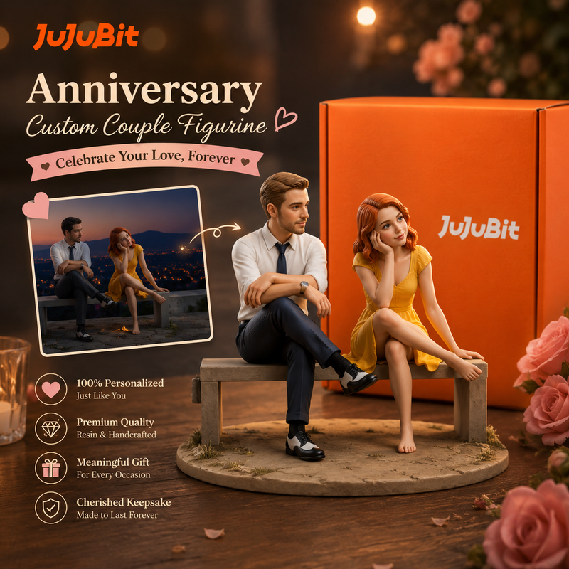 Custom Couple Figurine | Turn Your Love Story Into a 3D Collectible