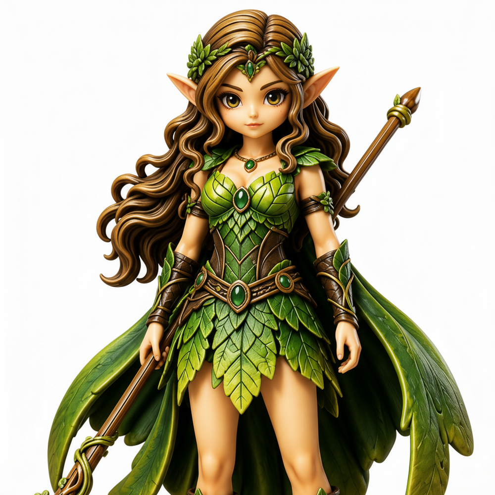Verdant Guardian-Detailed Sculpt Miniature for RPG, Display & Collection