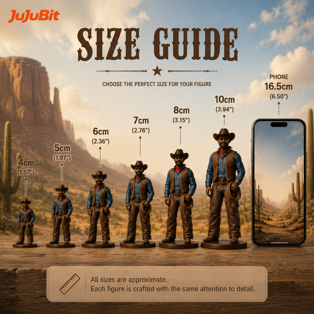 Custom Cowboy & Cowgirl Figurine | Personalized Your Western American Stylish Avatar