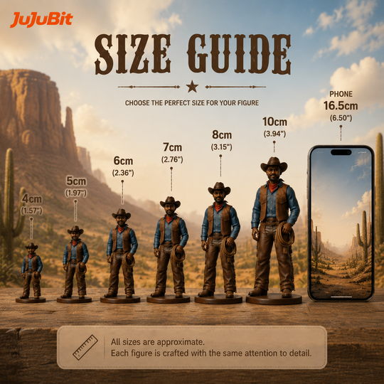 Custom Cowboy & Cowgirl Figurine | Personalized Your Western American Stylish Avatar
