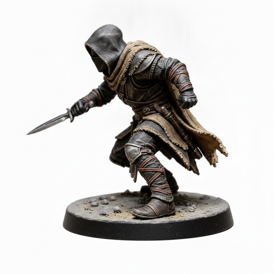 Whisper Blade-Detailed Sculpt Miniature for RPG, Display & Collection