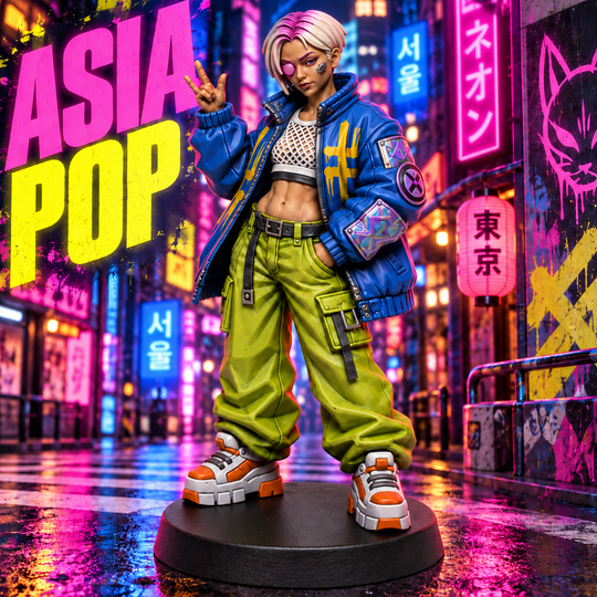 Cyberpunk Character Figurine | Bring Your Imagination to Life