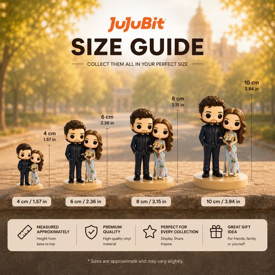 Personalized Mini Pop Couple Figure | Custom Two-Person Collectible