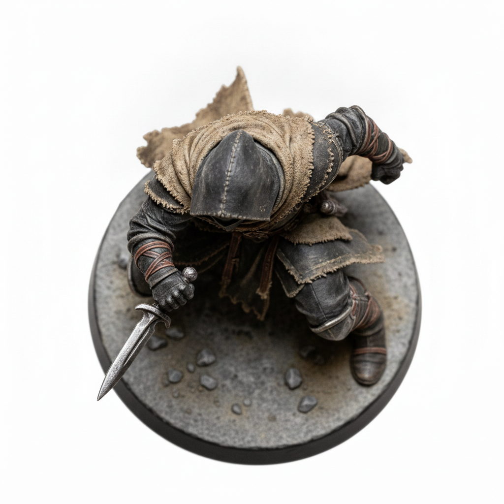 Whisper Blade-Detailed Sculpt Miniature for RPG, Display & Collection