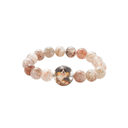 JuJuBit Black Rutilated Quartz Bracelet 10mm – Crystal for Energy