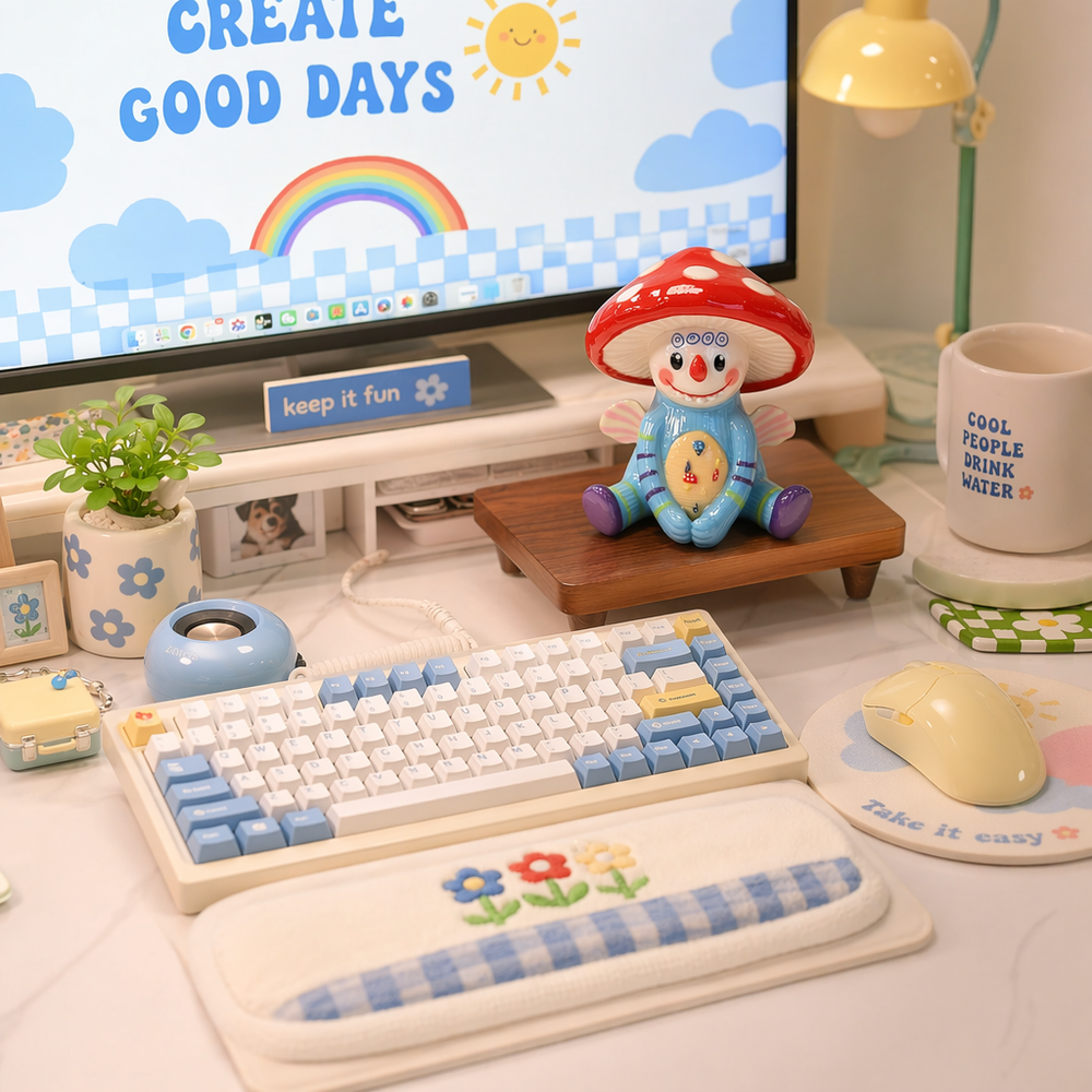 MOYOYO — Guardian of Inner Joy | JuJuBit Collectible Art Toy for Gifting, Desk Decor & Display
