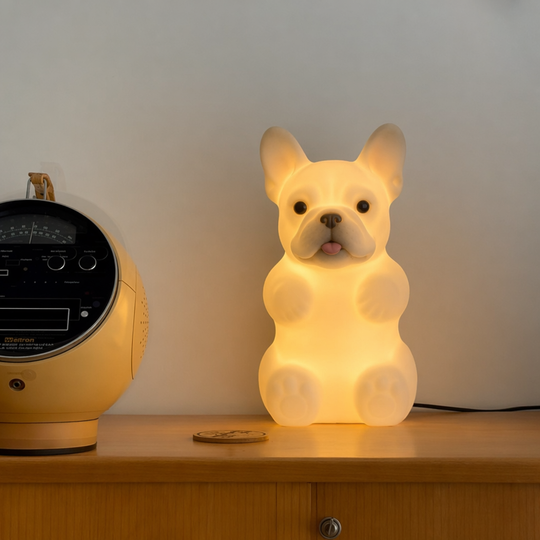 French Bulldog Ambient Light｜JuJuBit FDM 3D Printed Night Light for Bedside & Desk