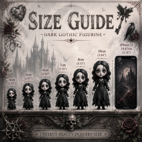 Custom Dark Gothic Figurine | Bring your zombie nightmare imaginations into reality.