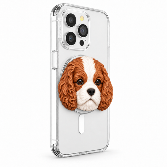 Cavalier King Charles Spaniel Magnetic Phone Grip