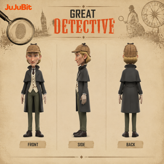 Custom Detective Image Figurine | Bring your personalized holmes into reality