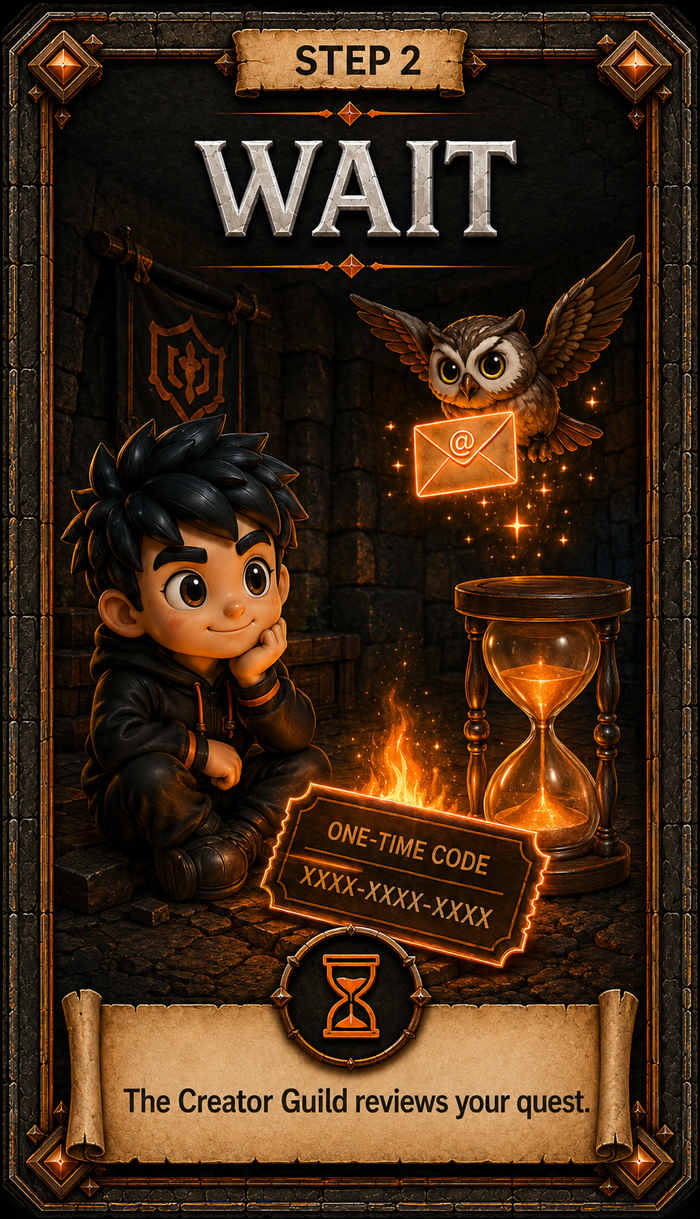 Step 2 Wait & Claim Your Mini