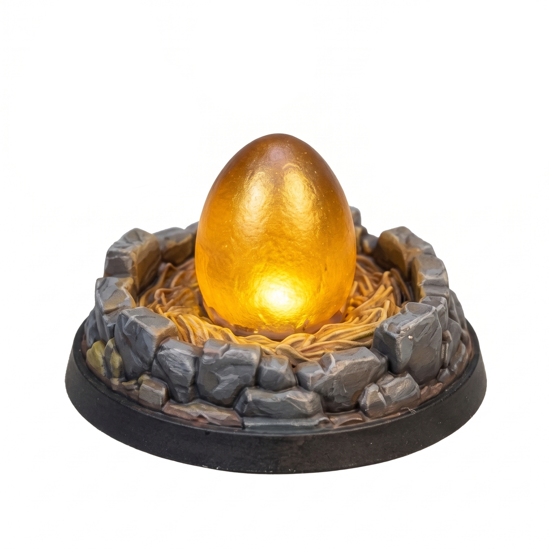The Hatching Nest - hand painted DnD miniature - JuJuBit