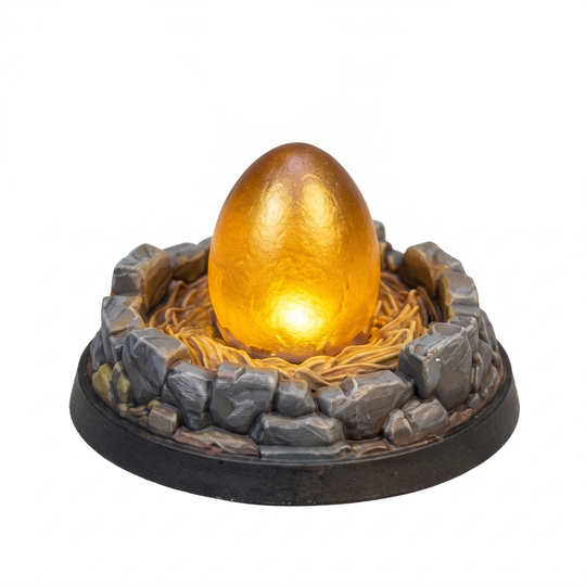 The Hatching Nest - hand painted DnD miniature - JuJuBit