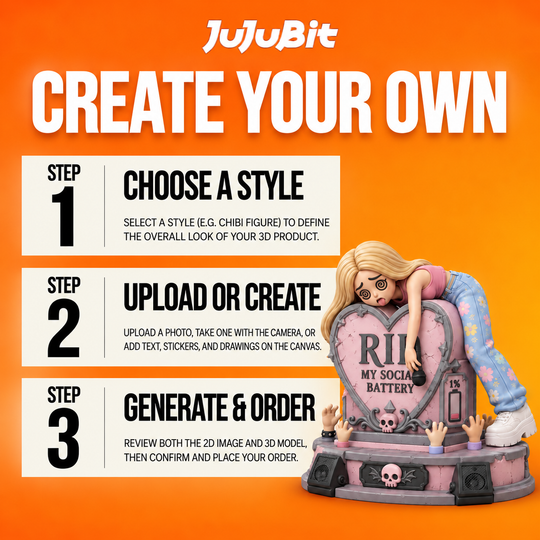 Custom Cause of Death Figurine | Capture Your Everyday Chaos in 3D